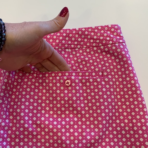 J.Crew Stretch Pink & White Mini Skirt, 4 - Picture 9 of 15
